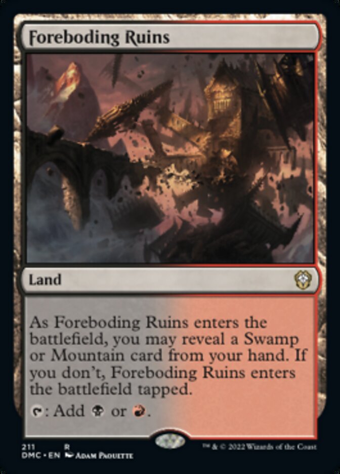 Foreboding Ruins [Dominaria United Commander] | Arkham Games and Comics