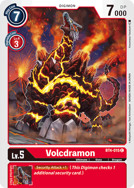 Volcdramon [BT4-015] [Great Legend] | Arkham Games and Comics