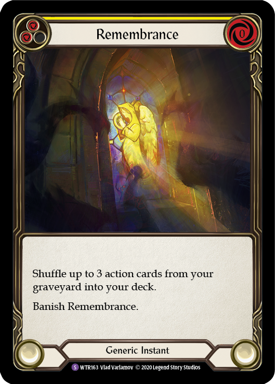 Remembrance [U-WTR163] (Welcome to Rathe Unlimited)  Unlimited Rainbow Foil | Arkham Games and Comics