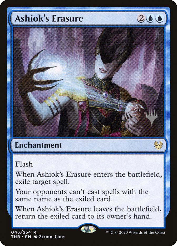 Ashiok's Erasure (Promo Pack) [Theros Beyond Death Promos] | Arkham Games and Comics