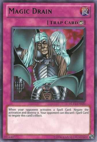 Magic Drain (Green) [DL13-EN020] Rare | Arkham Games and Comics