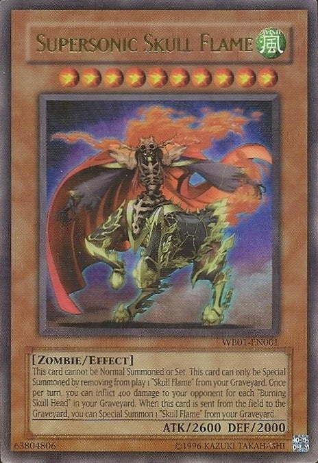 Supersonic Skull Flame [WB01-EN001] Super Rare | Arkham Games and Comics