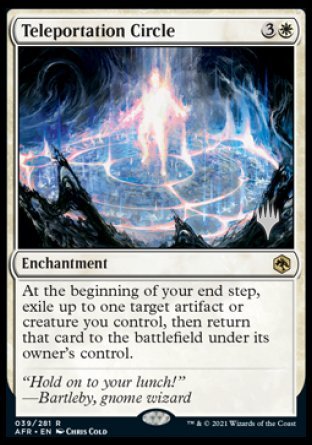 Teleportation Circle (Promo Pack) [Dungeons & Dragons: Adventures in the Forgotten Realms Promos] | Arkham Games and Comics