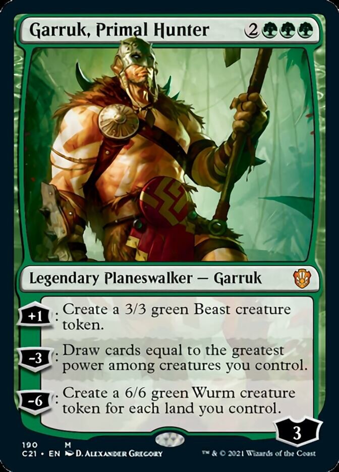 Garruk, Primal Hunter [Commander 2021] | Arkham Games and Comics