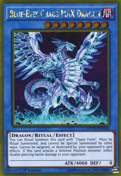 Blue-Eyes Chaos MAX Dragon [MVP1-ENG04] Gold Rare | Arkham Games and Comics