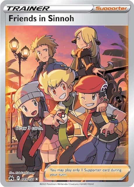 Friends in Sinnoh (149/159) (Full Art) [Sword & Shield: Crown Zenith] | Arkham Games and Comics