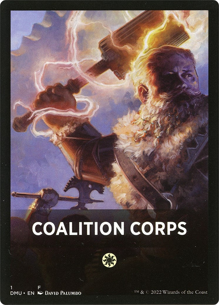 Coalition Corps Theme Card [Dominaria United Tokens] | Arkham Games and Comics