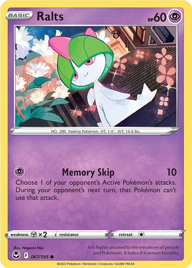 Ralts (067/195) [Sword & Shield: Silver Tempest] | Arkham Games and Comics