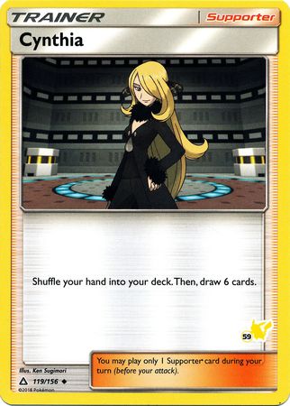 Cynthia (119/156) (Pikachu Stamp #59) [Battle Academy 2020] | Arkham Games and Comics