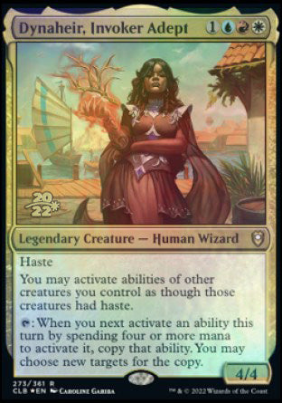 Dynaheir, Invoker Adept [Commander Legends: Battle for Baldur's Gate Prerelease Promos] | Arkham Games and Comics