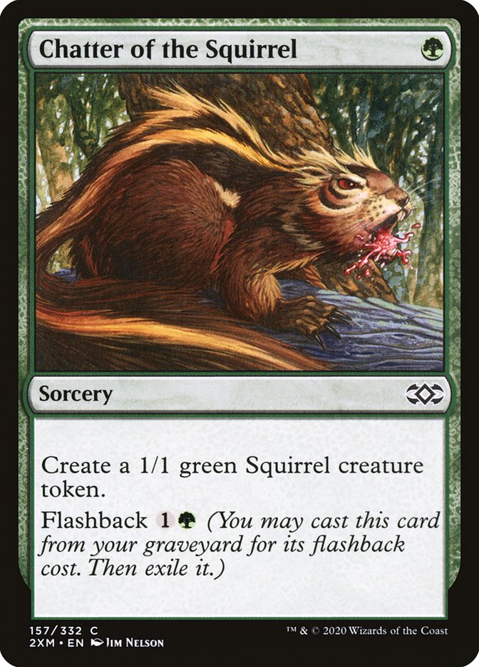 Chatter of the Squirrel [Double Masters] | Arkham Games and Comics