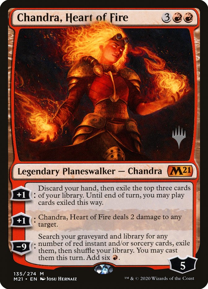 Chandra, Heart of Fire (Promo Pack) [Core Set 2021 Promos] | Arkham Games and Comics