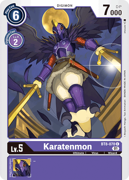 Karatenmon [BT8-078] [New Awakening] | Arkham Games and Comics