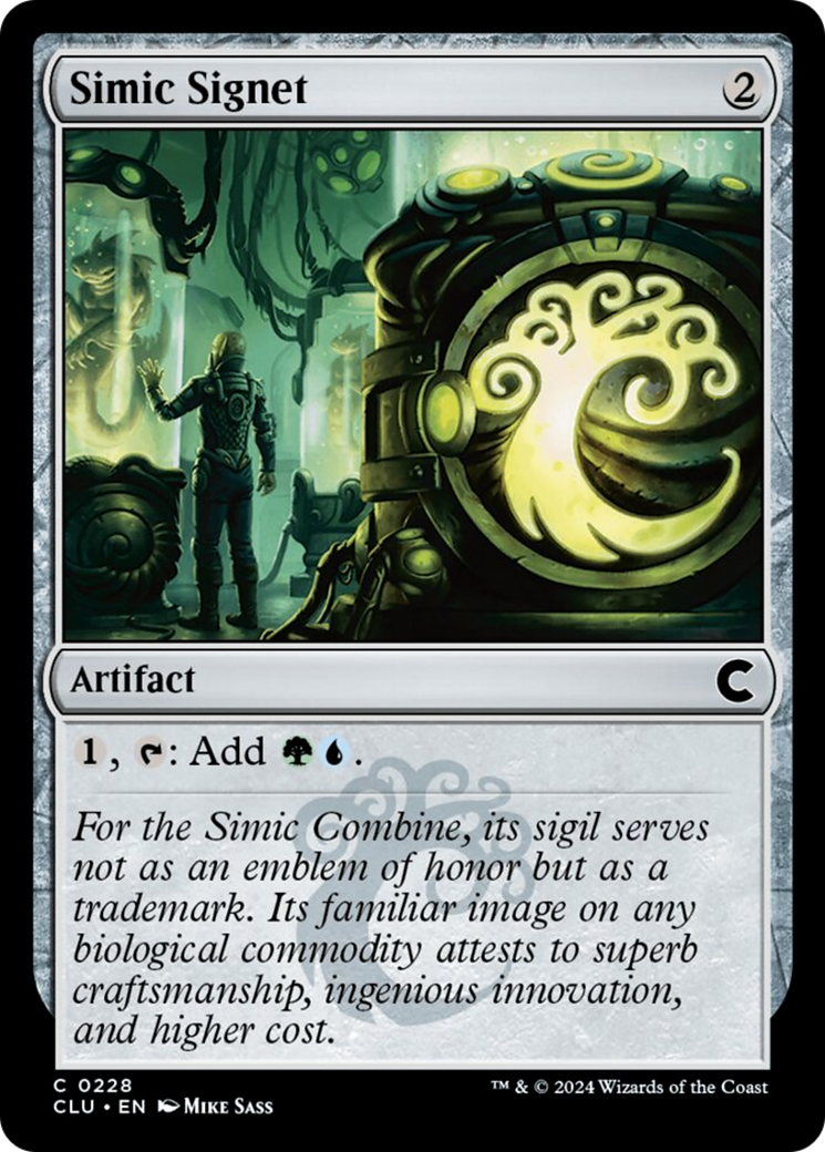 Simic Signet [Ravnica: Clue Edition] | Arkham Games and Comics