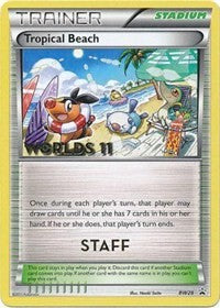 Tropical Beach (BW28) (Staff) [Black & White: Black Star Promos] | Arkham Games and Comics