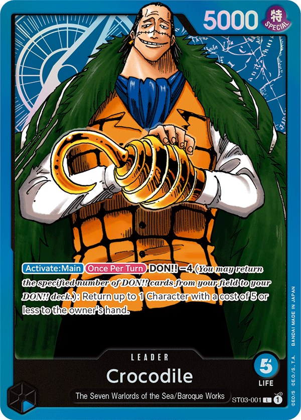 Crocodile (001) [Starter Deck: The Seven Warlords of The Sea] | Arkham Games and Comics