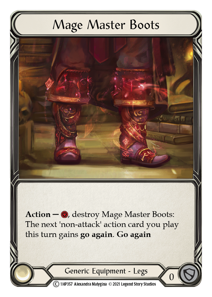 Mage Master Boots [1HP357] (History Pack 1) | Arkham Games and Comics