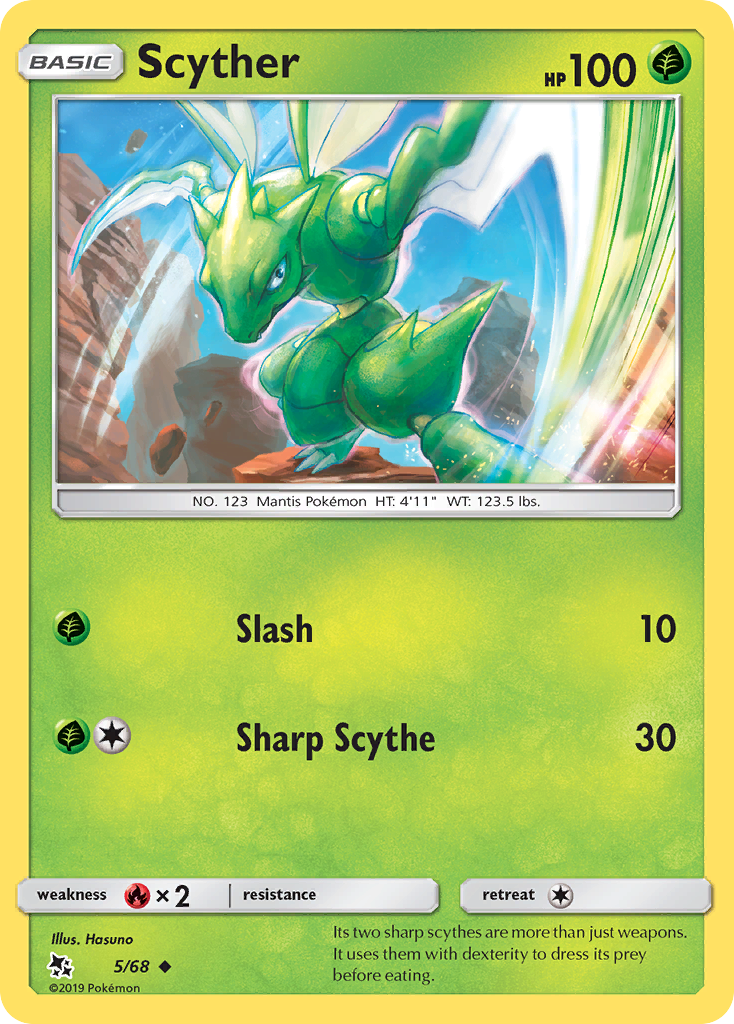 Scyther (5/68) [Sun & Moon: Hidden Fates] | Arkham Games and Comics