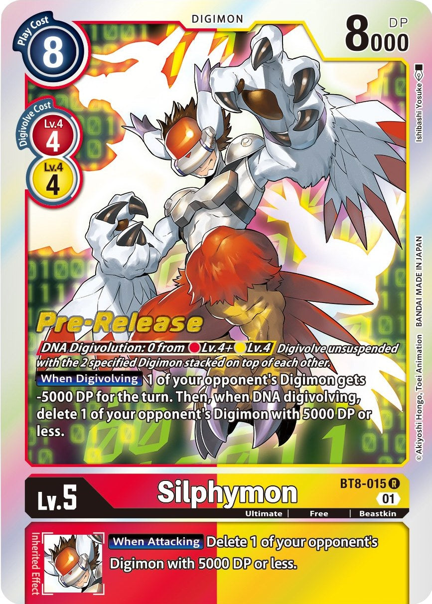 Silphymon [BT8-015] [New Awakening Pre-Release Cards] | Arkham Games and Comics