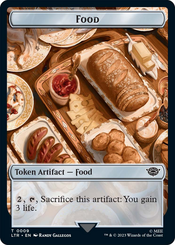 Food (09) // Smaug Double-Sided Token [The Lord of the Rings: Tales of Middle-Earth Tokens] | Arkham Games and Comics