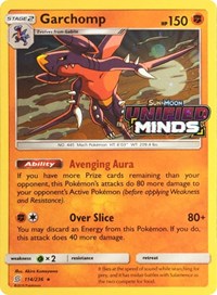 Garchomp (114/236) (Cosmos Holo) [Sun & Moon: Unified Minds] | Arkham Games and Comics