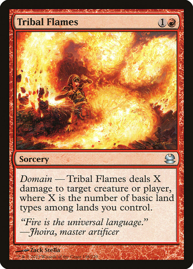 Tribal Flames [Modern Masters] | Arkham Games and Comics