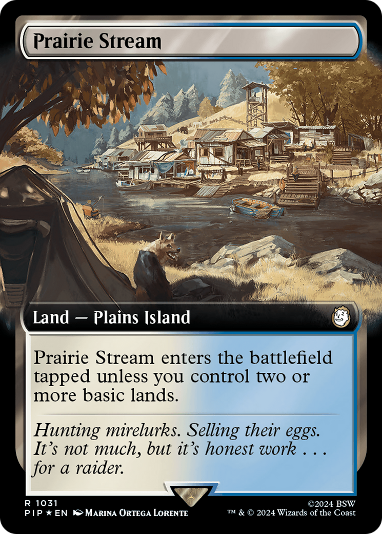 Prairie Stream (Extended Art) (Surge Foil) [Fallout] | Arkham Games and Comics