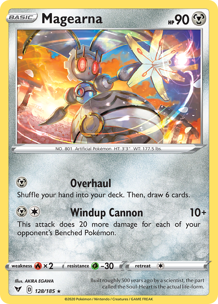 Magearna (128/185) (Theme Deck Exclusive) [Sword & Shield: Vivid Voltage] | Arkham Games and Comics