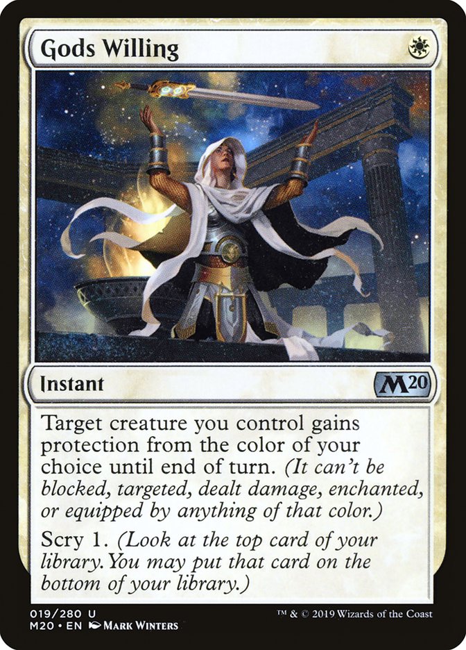 Gods Willing [Core Set 2020] | Arkham Games and Comics