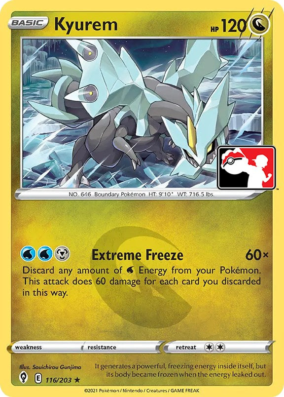 Kyurem (116/203) [Prize Pack Series One] | Arkham Games and Comics