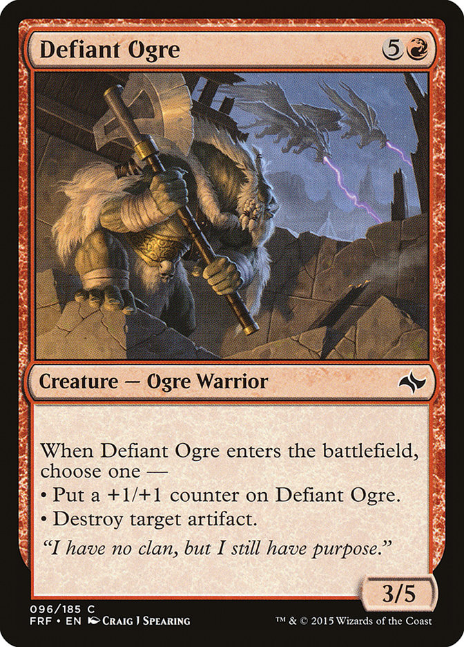 Defiant Ogre [Fate Reforged] | Arkham Games and Comics