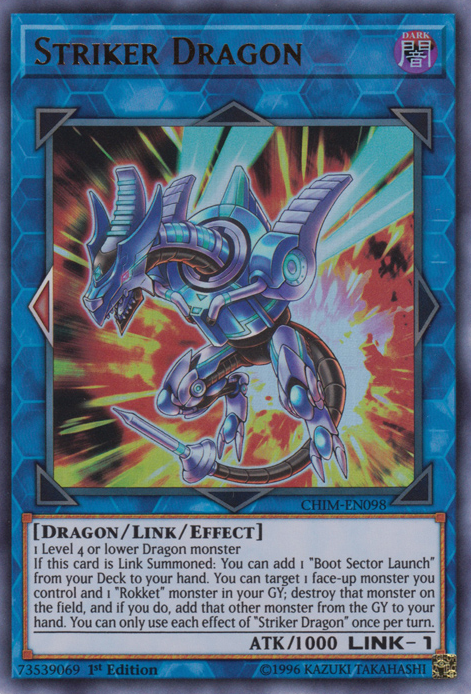 Striker Dragon [CHIM-EN098] Ultra Rare | Arkham Games and Comics