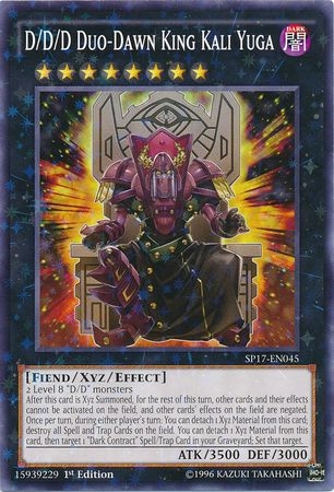 D/D/D Duo-Dawn King Kali Yuga [SP17-EN045] Starfoil Rare | Arkham Games and Comics