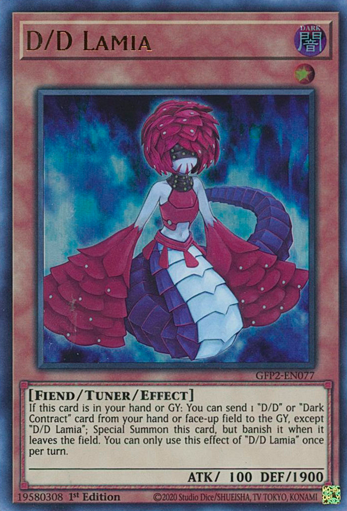 D/D Lamia [GFP2-EN077] Ultra Rare | Arkham Games and Comics