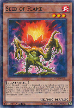 Seed of Flame [BP03-EN052] Shatterfoil Rare | Arkham Games and Comics