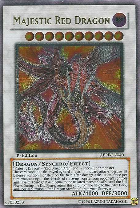 Majestic Red Dragon [ABPF-EN040] Ultimate Rare | Arkham Games and Comics