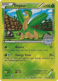 Tropius (5/101) (National Championship Promo) [Black & White: Plasma Blast] | Arkham Games and Comics