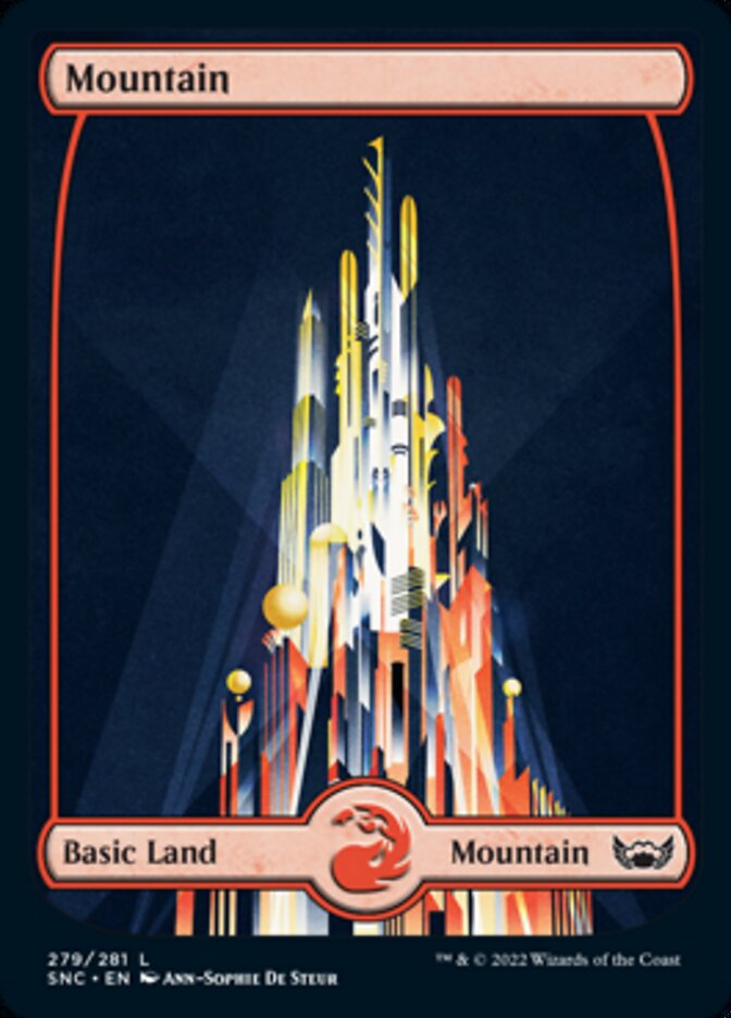 Mountain (279) [Streets of New Capenna] | Arkham Games and Comics