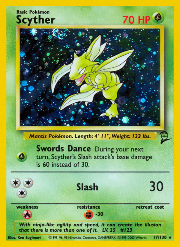 Scyther (17/130) [Base Set 2] | Arkham Games and Comics