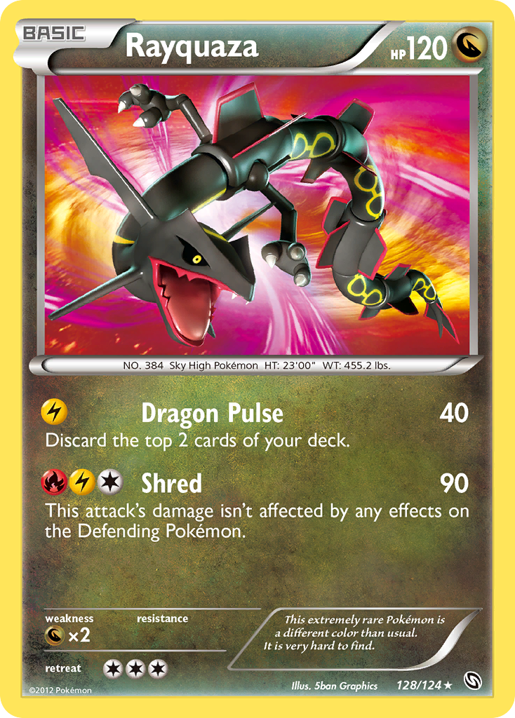 Rayquaza (128/124) [Black & White: Dragons Exalted] | Arkham Games and Comics