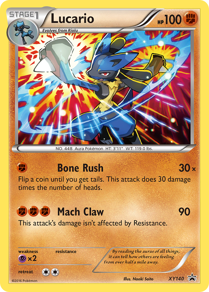 Lucario (XY140) [XY: Black Star Promos] | Arkham Games and Comics