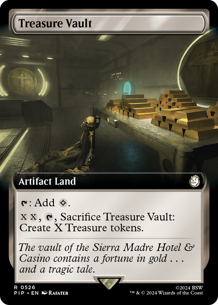 Treasure Vault (Extended Art) [Fallout] | Arkham Games and Comics