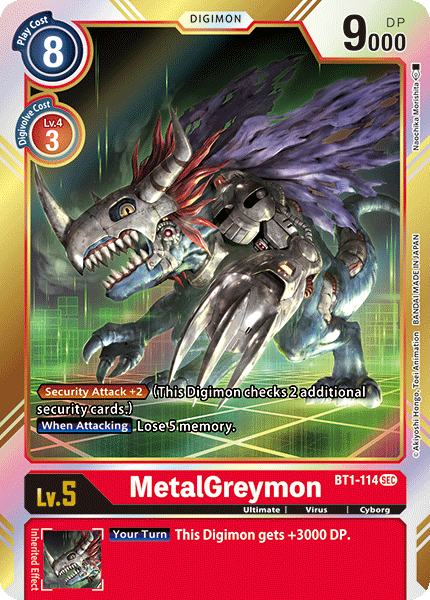 MetalGreymon [BT1-114] [Release Special Booster Ver.1.0] | Arkham Games and Comics