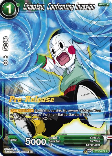 Chiaotzu, Confronting Invasion (BT15-079) [Saiyan Showdown Prerelease Promos] | Arkham Games and Comics