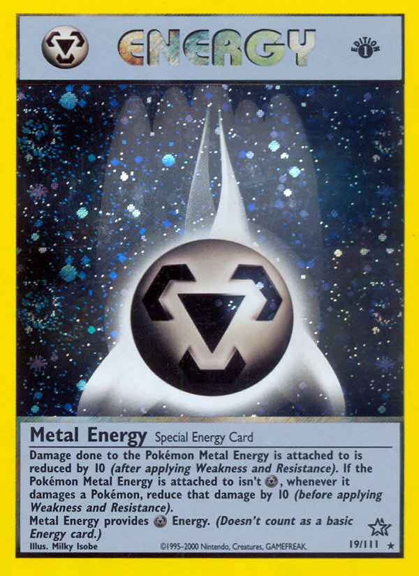 Metal Energy (19/111) [Neo Genesis 1st Edition] | Arkham Games and Comics