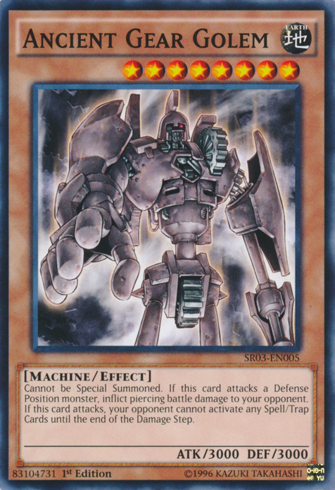 Ancient Gear Golem [SR03-EN005] Common | Arkham Games and Comics