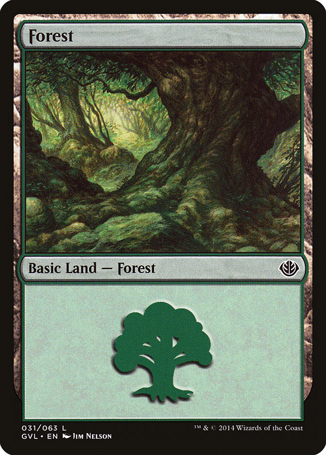 Forest (31) (Garruk vs. Liliana) [Duel Decks Anthology] | Arkham Games and Comics