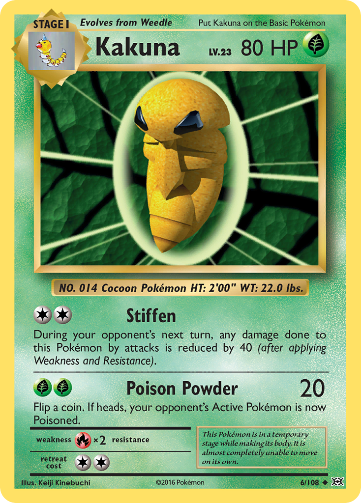 Kakuna (6/108) [XY: Evolutions] | Arkham Games and Comics