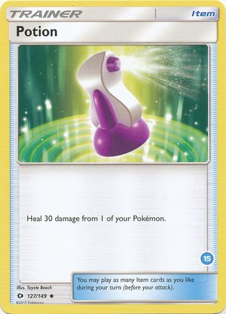 Potion (127/149) (Deck Exclusive #15) [Sun & Moon: Trainer Kit - Alolan Ninetales] | Arkham Games and Comics