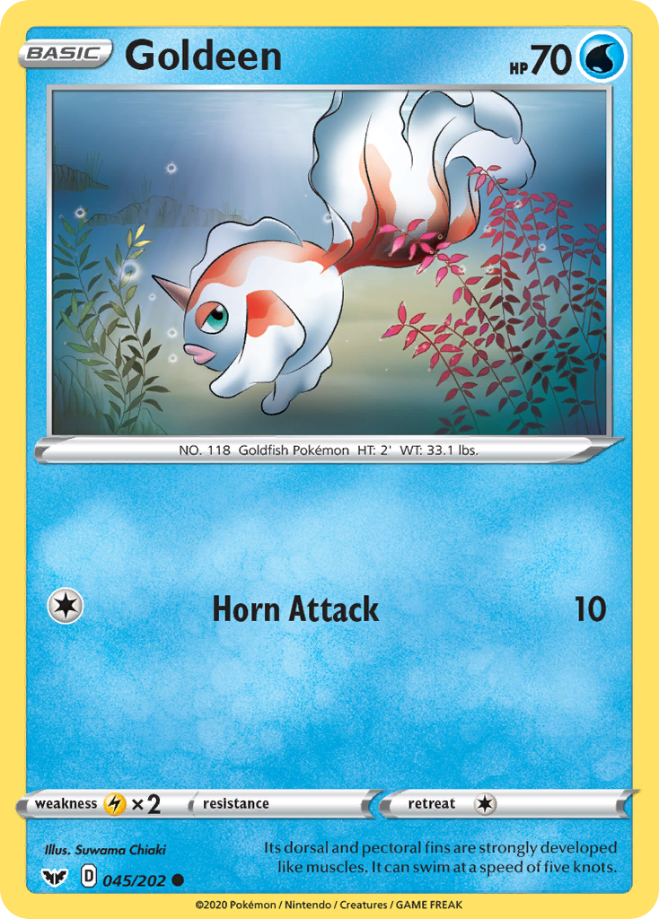 Goldeen (045/202) [Sword & Shield: Base Set] | Arkham Games and Comics